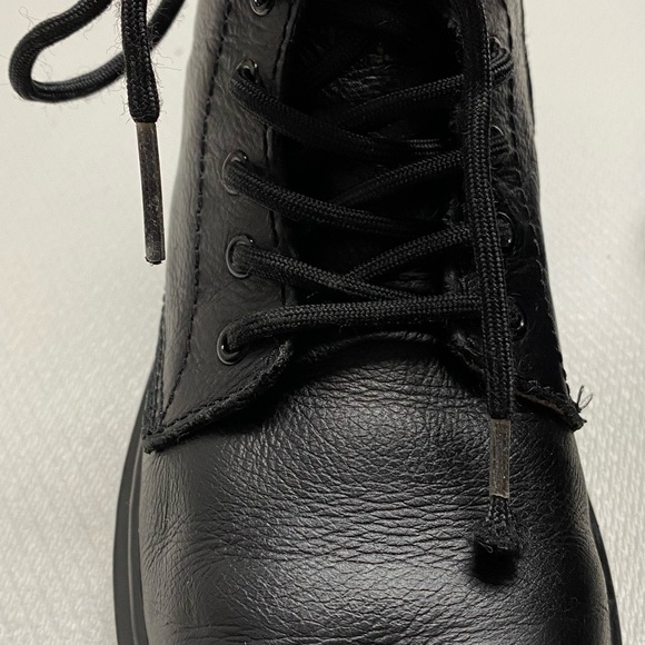 Dr. Martens Junior 1460 Pascal J Leather Boots in Black Size Big Kids 3 VGUC - Picture 15 of 16